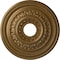 Ekena Millwork Orleans Ceiling Medallion (Fits Canopies up to 4 5/8"), 17 5/8"OD X 3 5/8"ID X 1 7/8"P, Pale Gold CM17OLPAS - alternate 1